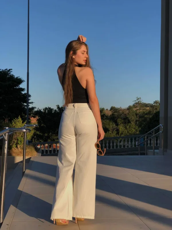 Wide Leg Off White - Image 4