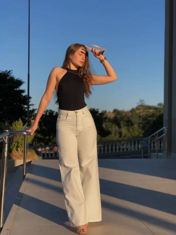 Wide Leg Off White - Image 2