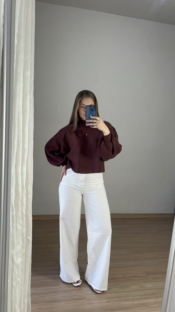 Tricot Amplo Marrom - Image 2