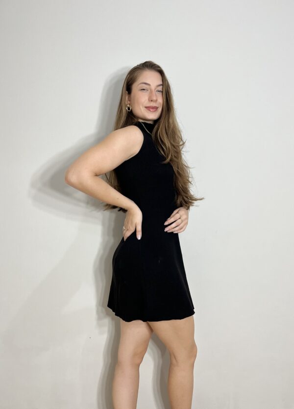 Vestido Milano Tricot Preto - Image 6